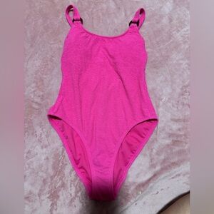 Vibrant Pink One-Piece Swimsuit